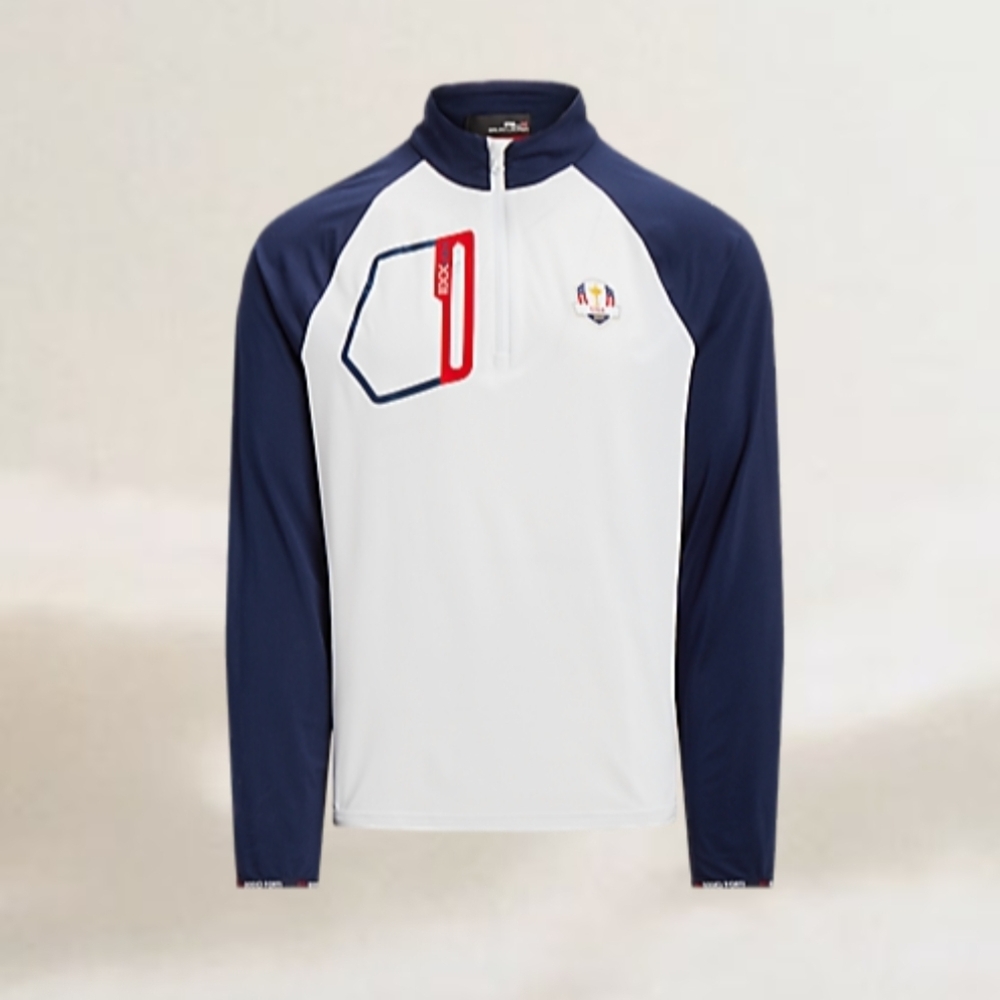 Ralph Lauren White and Navy Men's Jersey - Picture 1 of 11